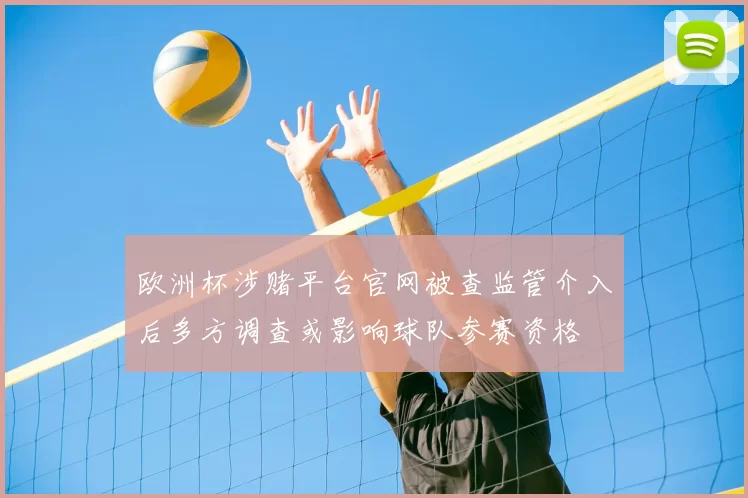 欧洲杯涉赌平台官网被查监管介入后多方调查或影响球队参赛资格